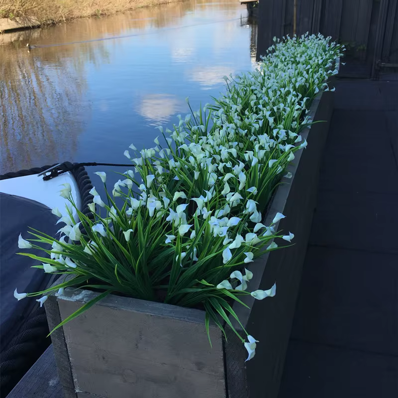 Fleur artificielle en plastique pour décoration de maison