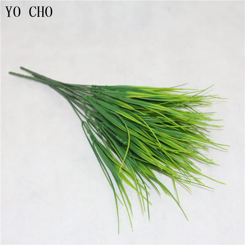 Plantes artificielles vertes à 7 Branches