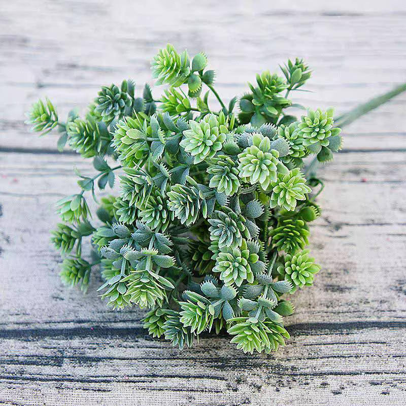 Plantes succulentes en plastique feuilles de chute artificielles flores bricolage