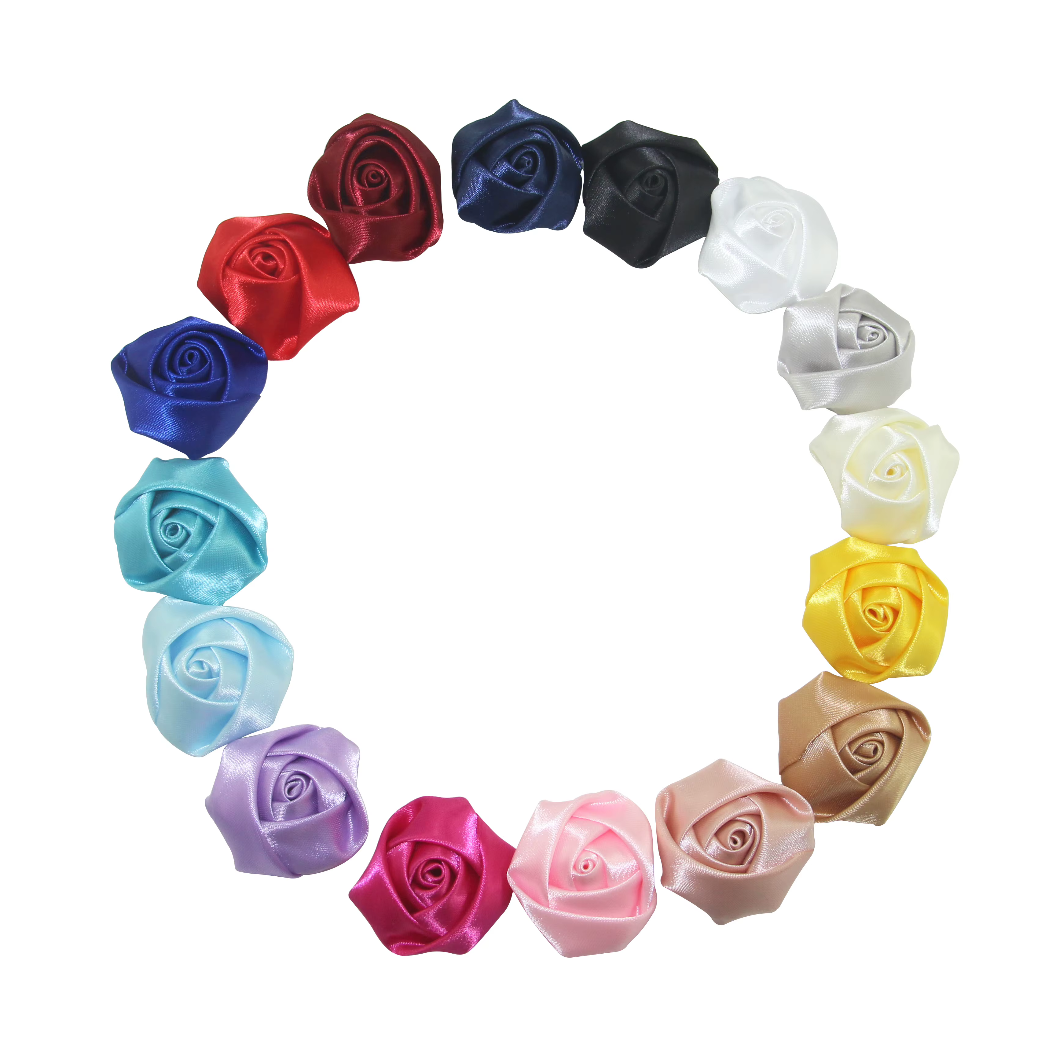 Ruban en Satin Rose pour Bouquet de Mariage