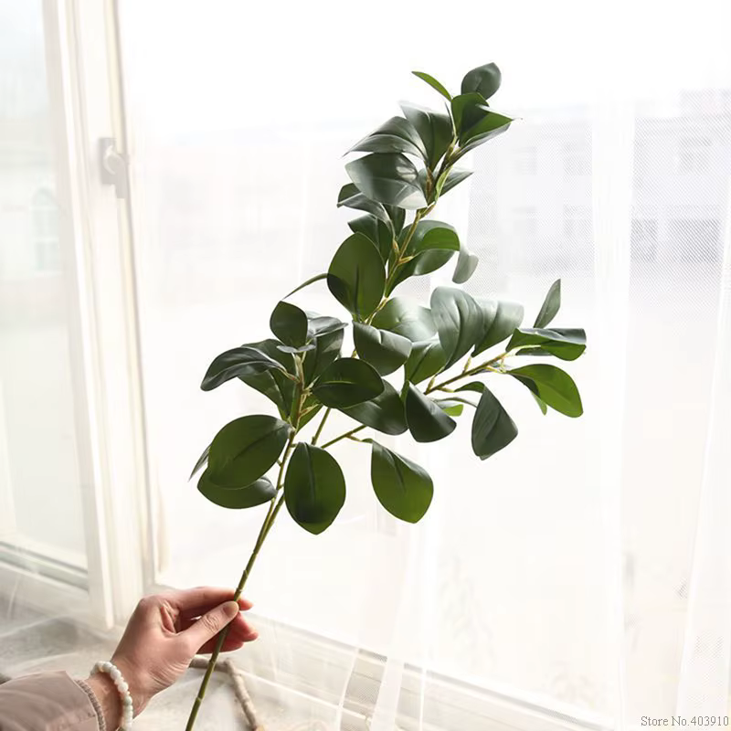 Branche d'arbre de ficus artificielle de 80CM de long