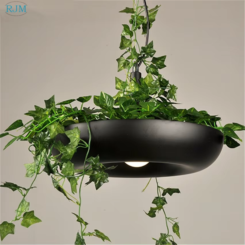 Moderne nordique créatif Pot plantes lampes suspendues Babylon jardin bricolage suspension pour salon café maison éclairage décor