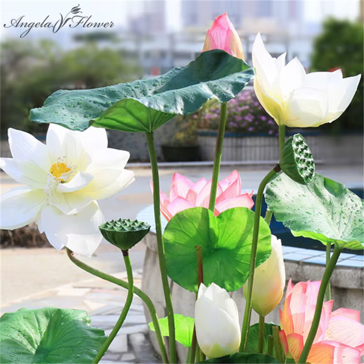 Petite Mini fleur artificielle de Lotus