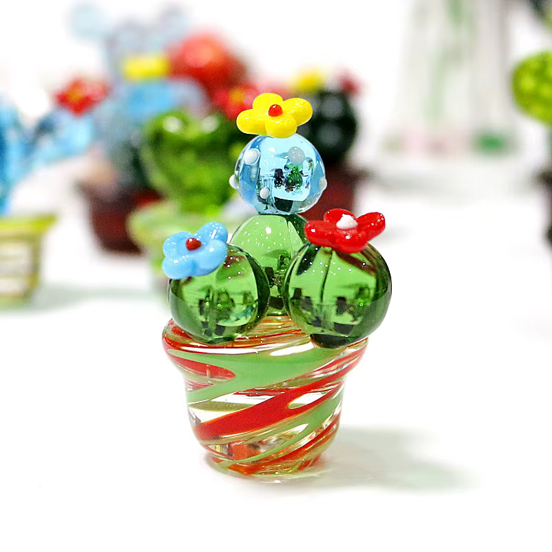 Figurines d'Auckland en verre de Murano faites à la main