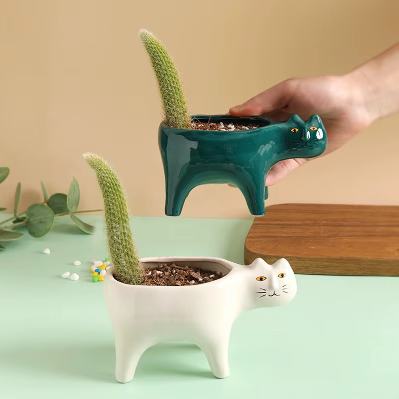 Pot de fleur de jardin en céramique