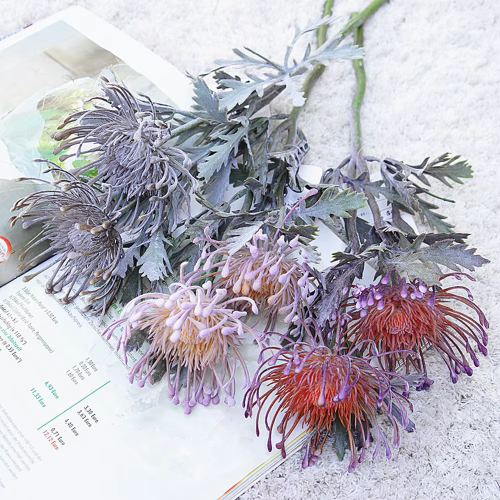 Fleurs artificielles, branche courte