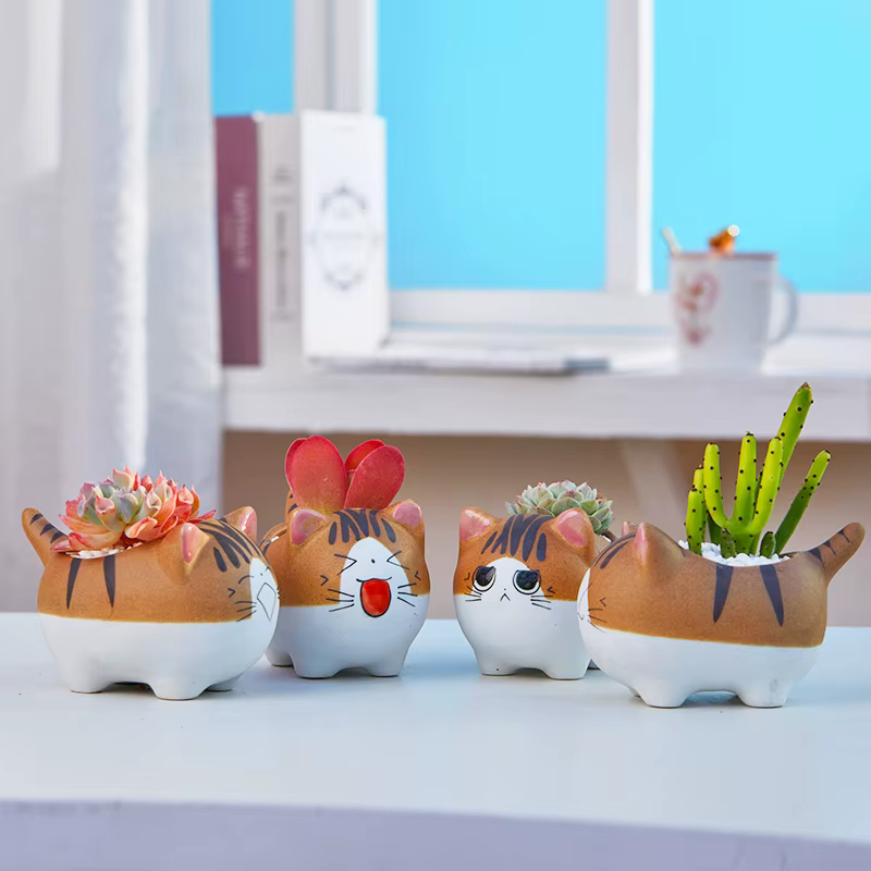 Pot de fleur en céramique pour bonsaï