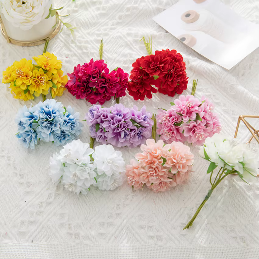 Bouquet de fleurs artificielles