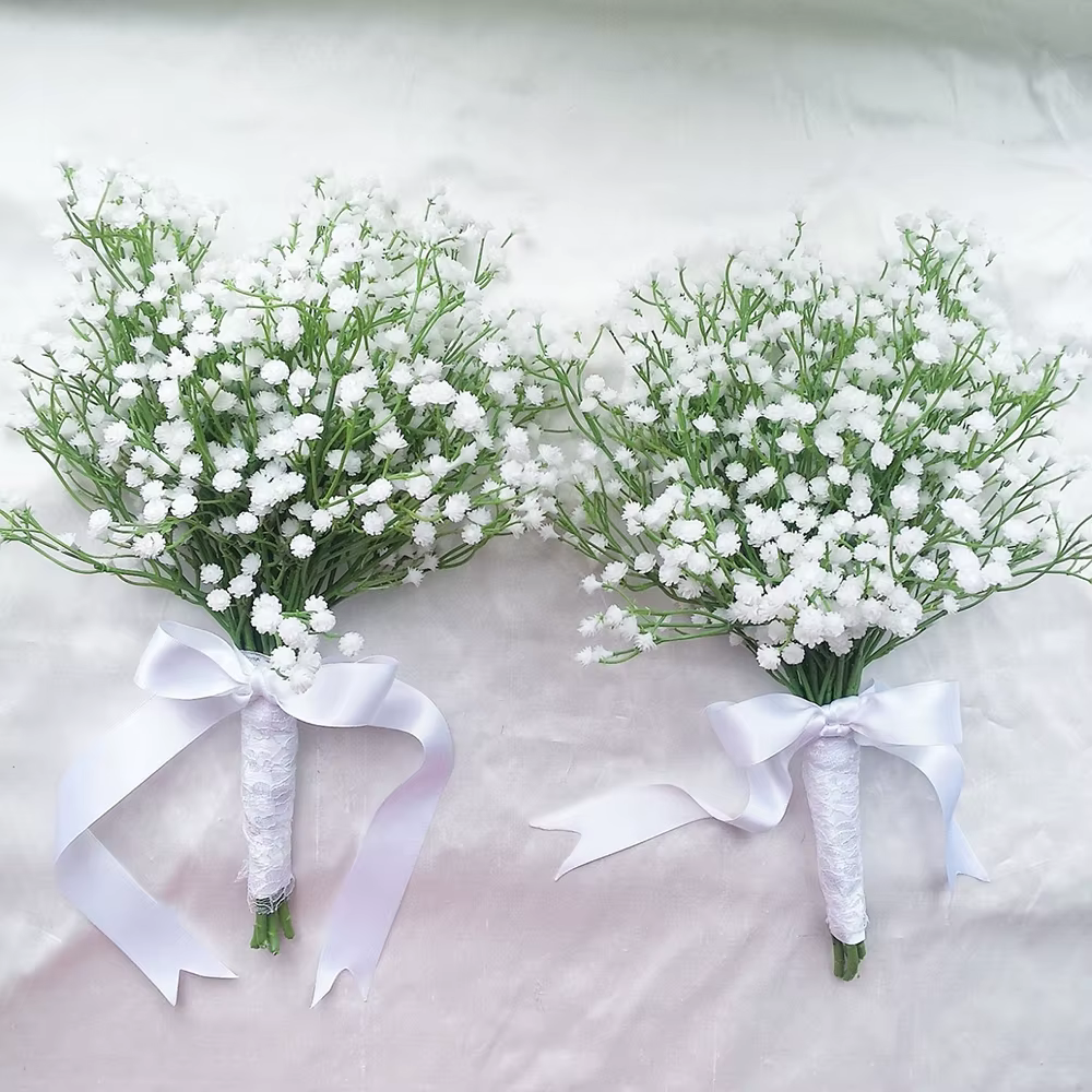 Fleurs Artificielles pouvez-vous psophila Blanches