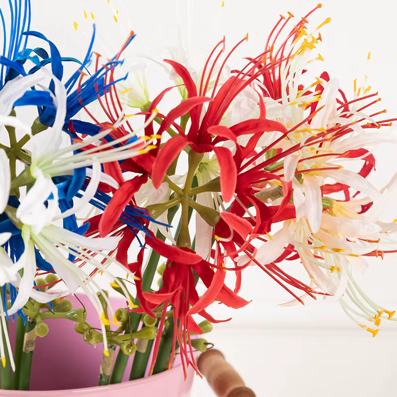 Fleur artificielle Lycoris RadiMiGarden pour la décoration intérieure