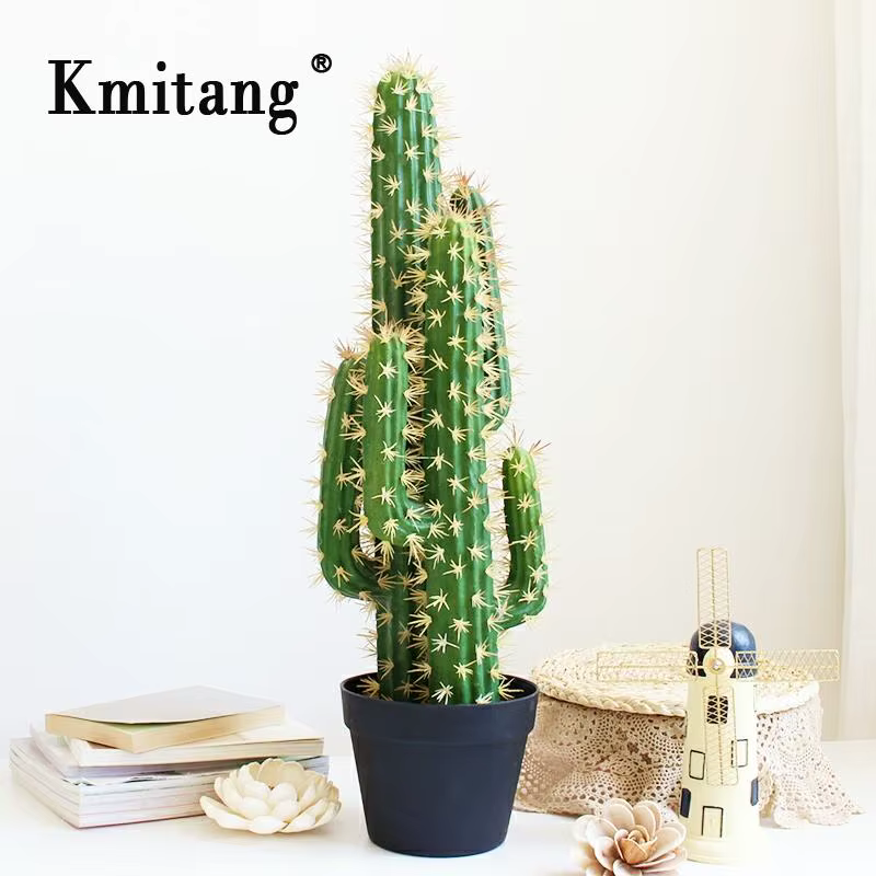 30/43cm plantes tropicales grand arbre de Cactus artificiel intérieur fausse plante succulente branche en plastique boule d'épine du désert pour la décoration intérieure