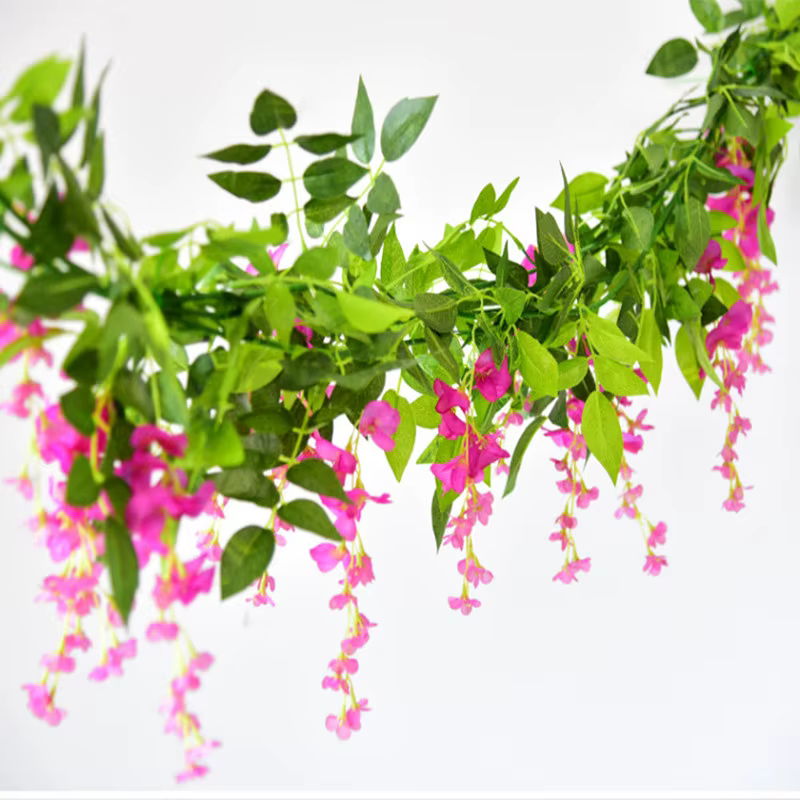 Guirlande de Glycine Artificielle pour Extérieur de Maison