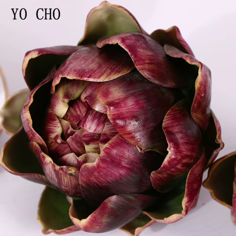YO CHO Artichaut artificiel plante en plastique fruits