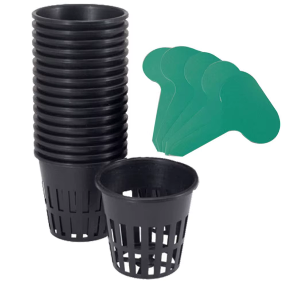 Paniers de plantation, tasses à valeur fixe avec étiquettes pour plantes