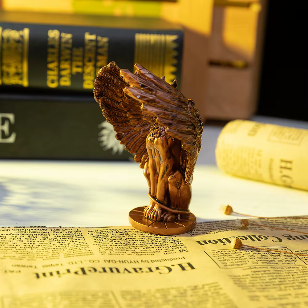 Figurine de Griffin mythologique, Figurine de Griffindo, artisanat en résine, accessoires de bureau, décoration de salle, cadeau d'ornement