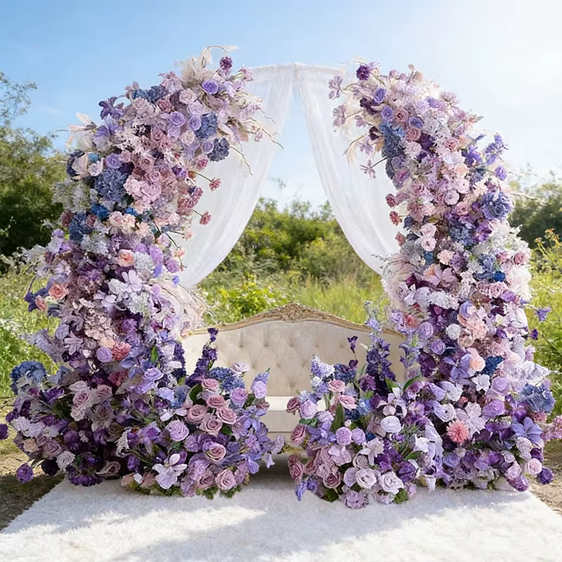 Décoration florale de luxe 5D pour mariage