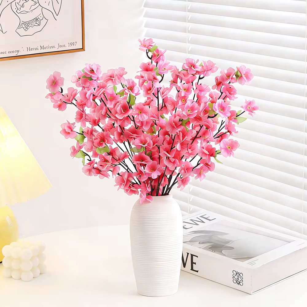 Bouquet de fleurs artificielles en soie