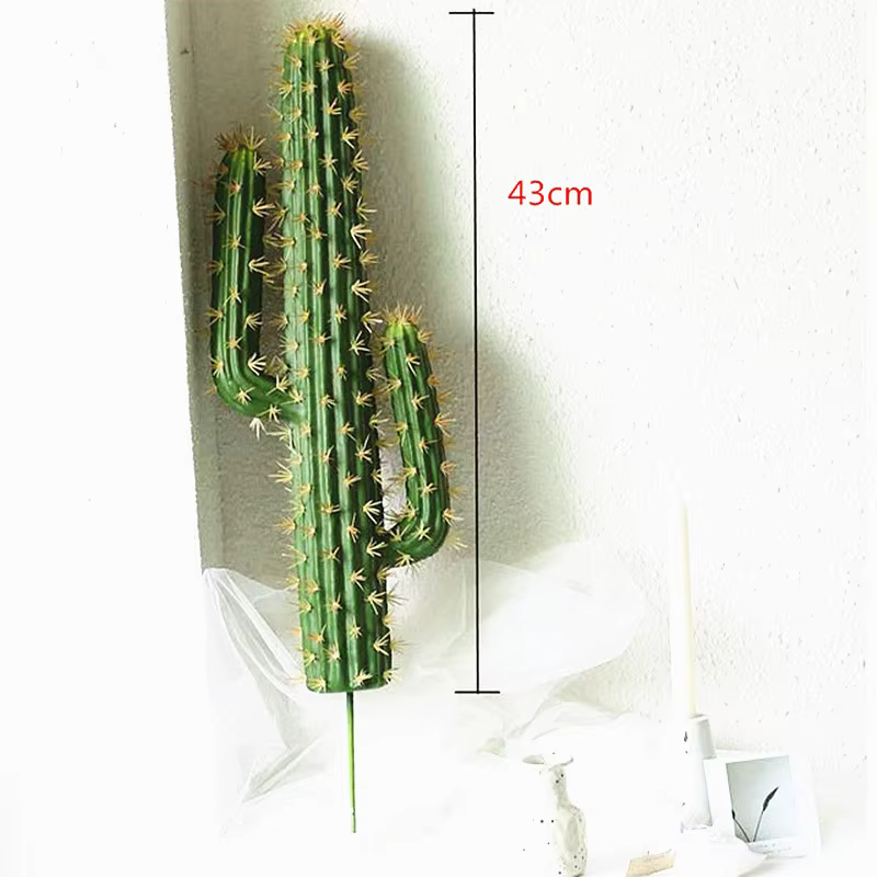 Grand Cactus artificiel fausse fleur succulentes fenêtre jardin décoration bricolage Art embellissement hôtel salon