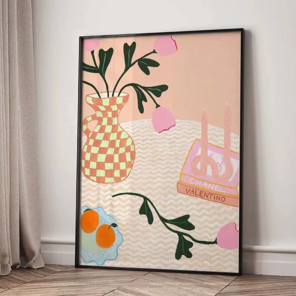 Affiches et impressions abstraites de fleurs