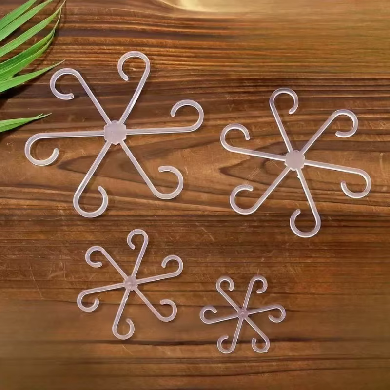 Support transparent pour plantes