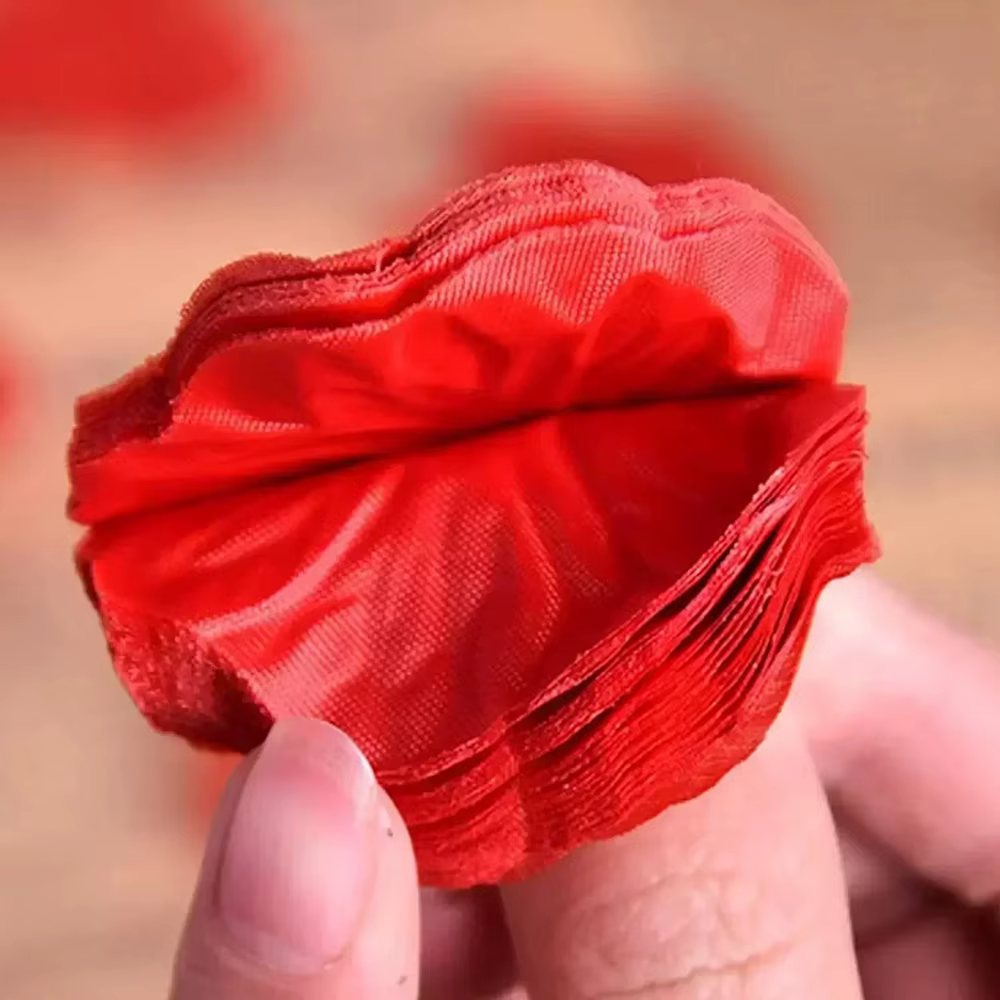2000/100 pièces faux pétales de Rose artificiels coloré Simulation soie pétale
