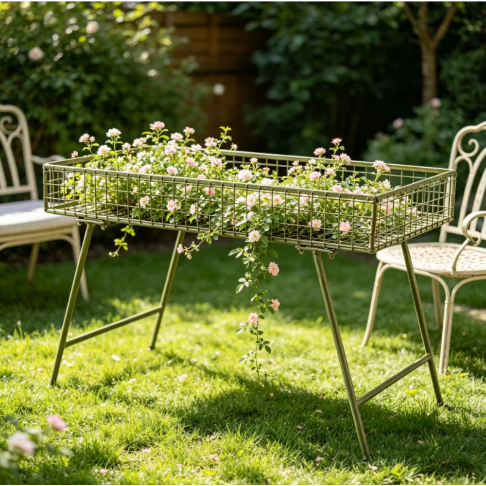 Support de plantes en métal de style nordique moderne