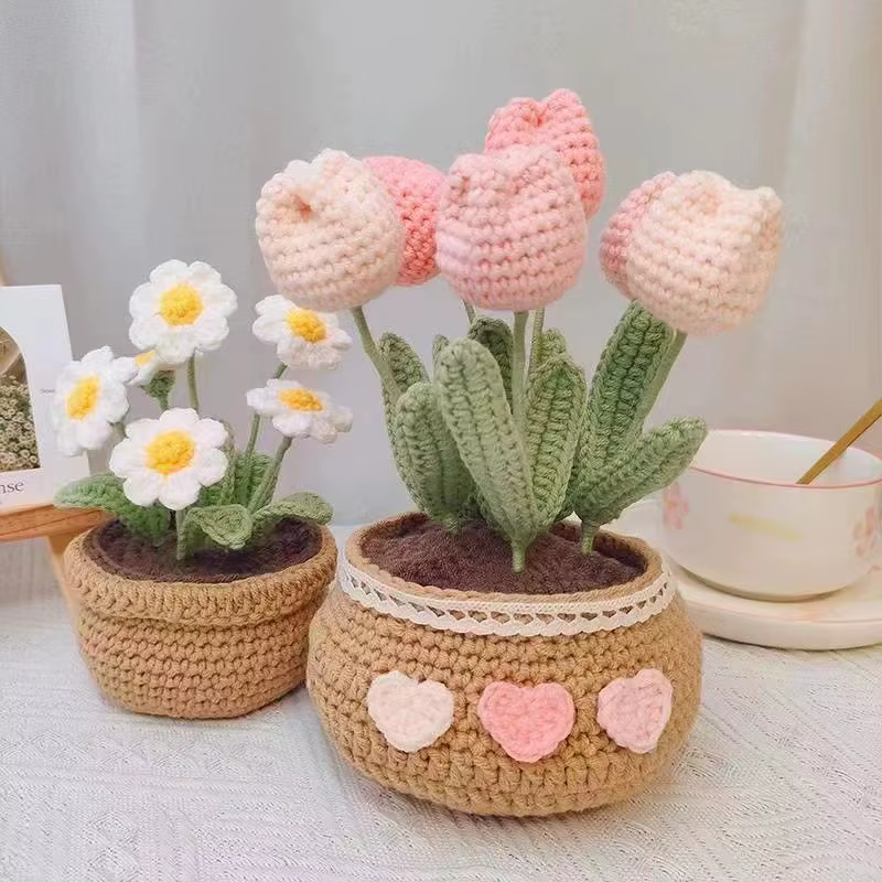Kit de tricot au Crochet de fleurs