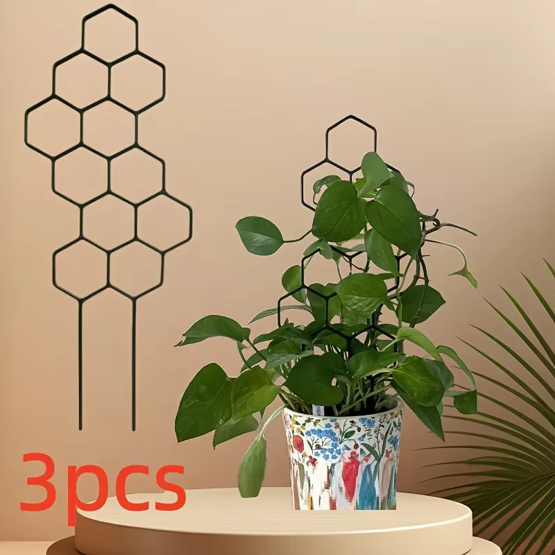 Support de plante en 3 parties