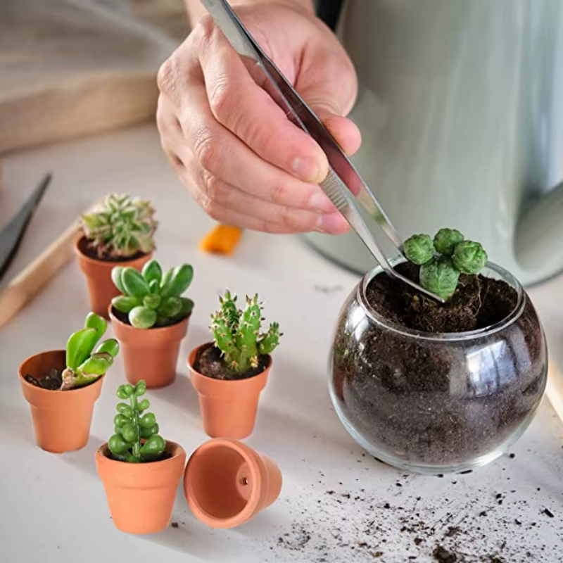 50 pièces minuscules Pots en terre cuite-1.3 pouces petits Mini