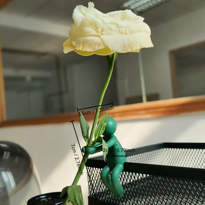 Support pour plantes coloré à 3 niveaux - Le support à fleurs en plastique présente un design unique, pratique pour la culture des plantes et le rangement des fleurs, V