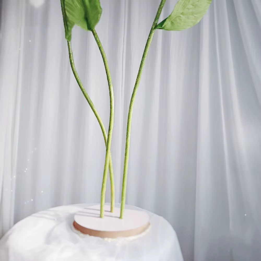 Support de fleurs artificielles en bois de 1