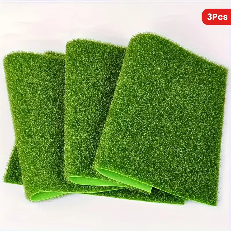 3 pièces d'herbe de jardin féerique