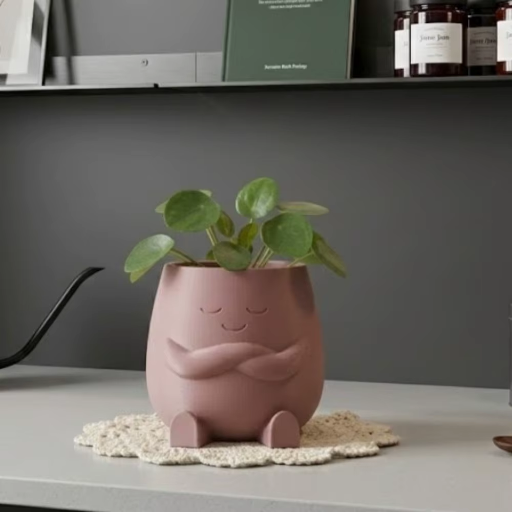 Mini pot de fleurs paysager imprimé en 3D