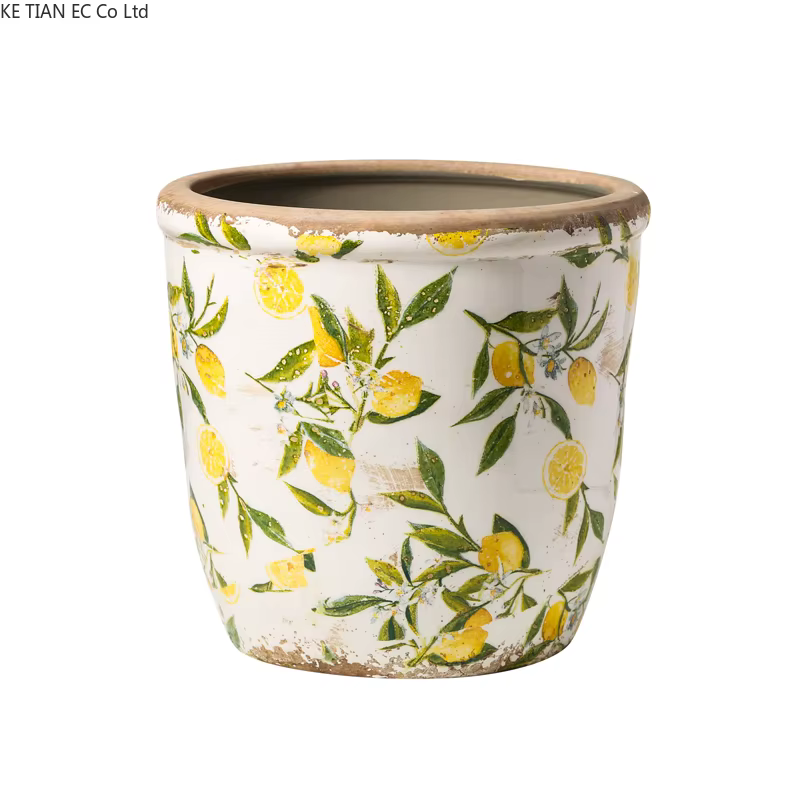 Pots à fleurs en céramique vintage nordiques