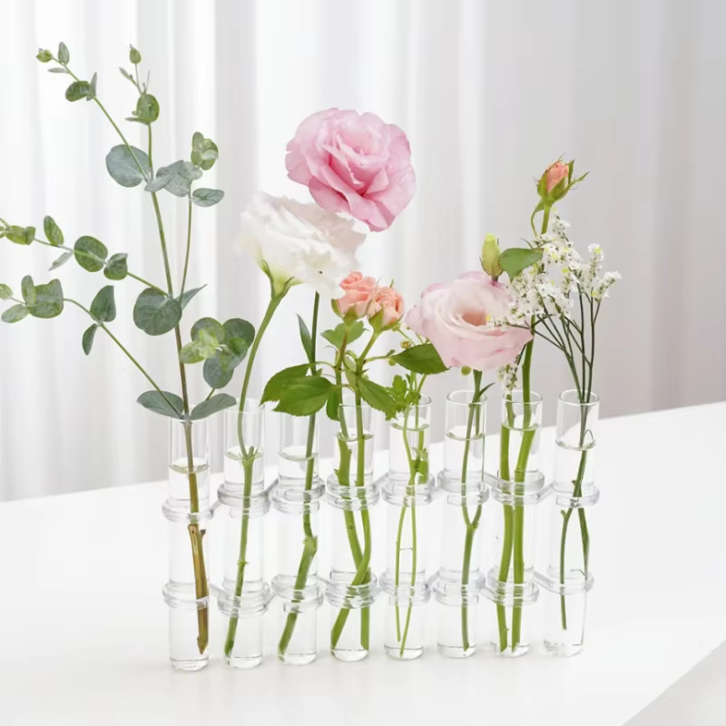 Vase à Fleurs en Verre à Charnière