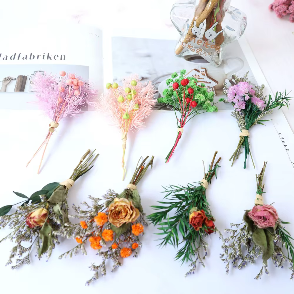Mini bouquet de fleurs séchées à faire soi-même