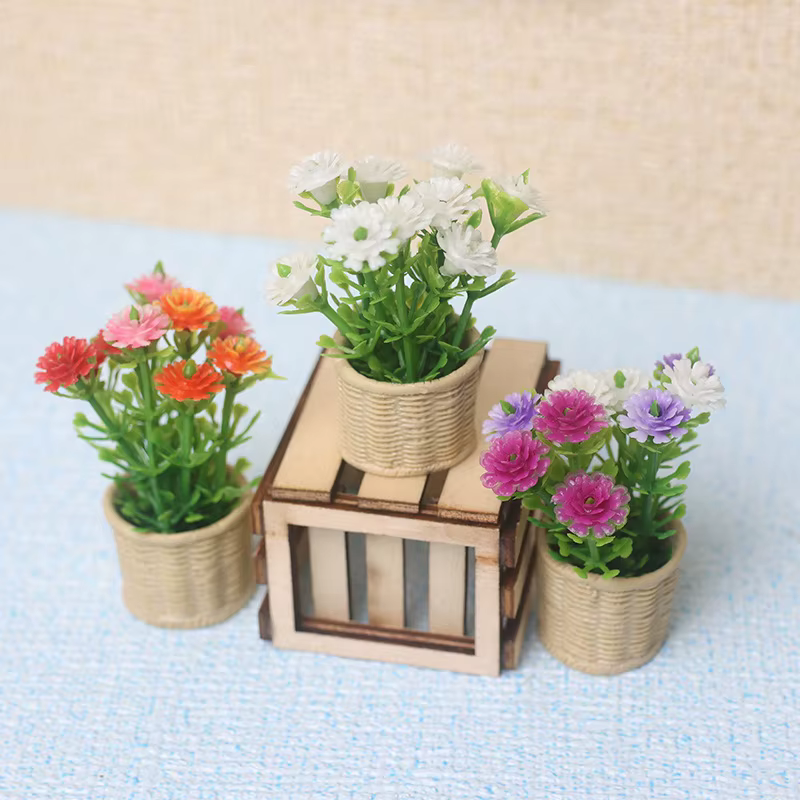 1 pièce, nouveau modèle d'arbre miniature vert en pot