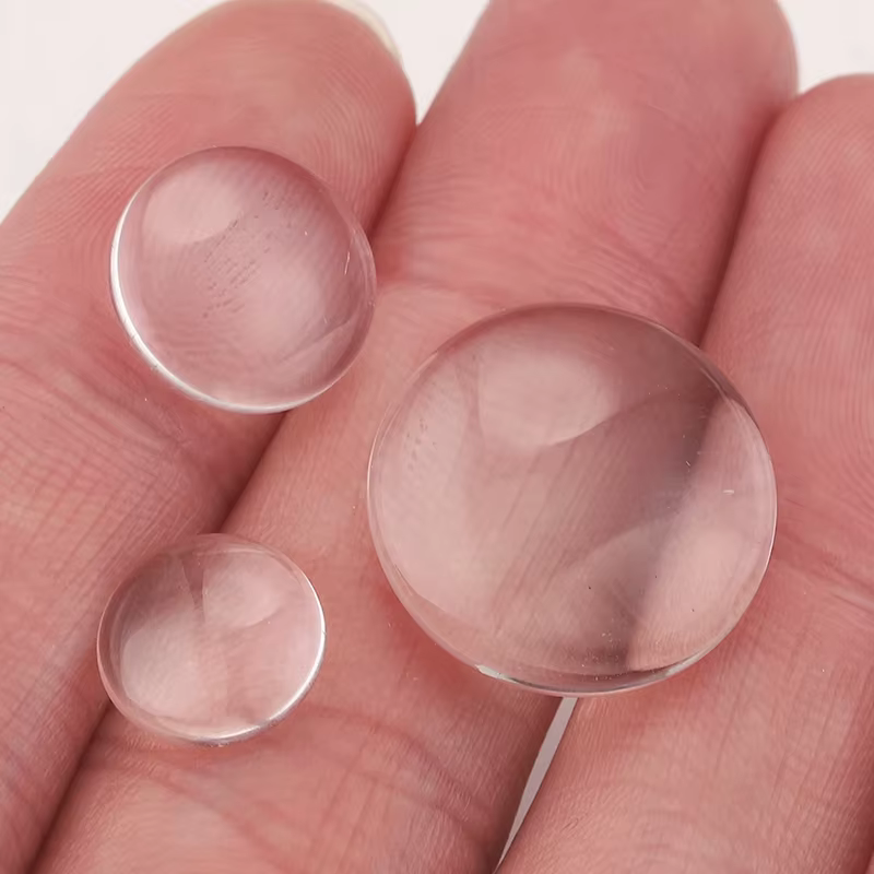 Cabochon Rond en Verre Transparent à Dos pio de 20mm, Bijoux de Charme de DIY, 500 Pièces