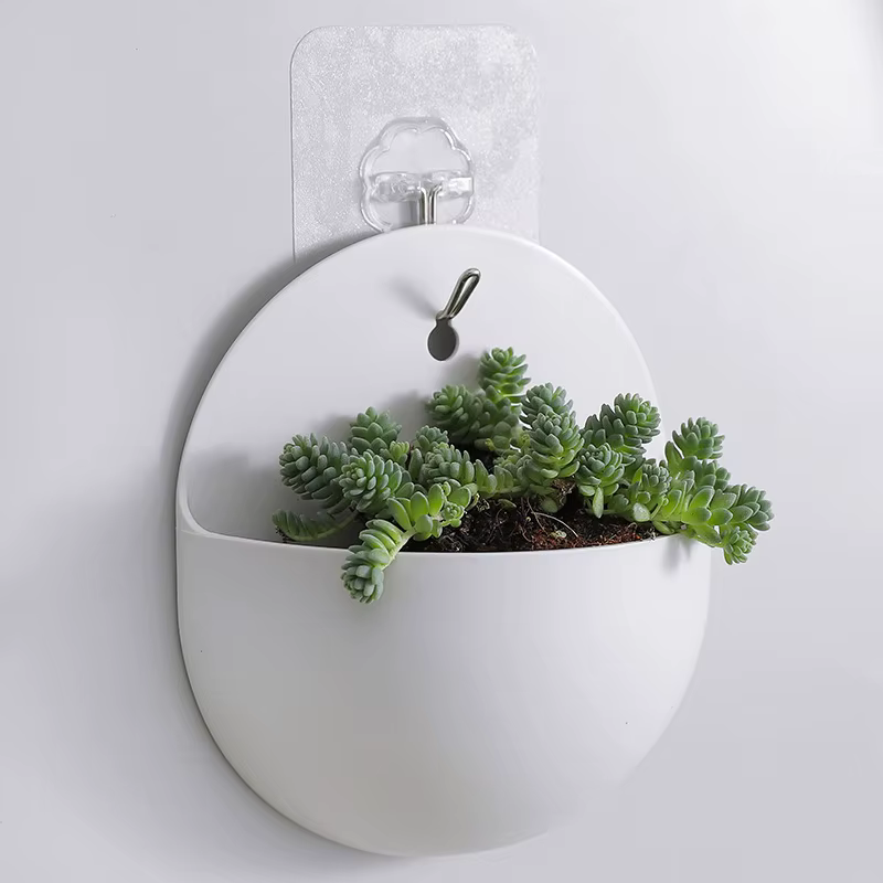 Pot de fleurs mural de style jardin