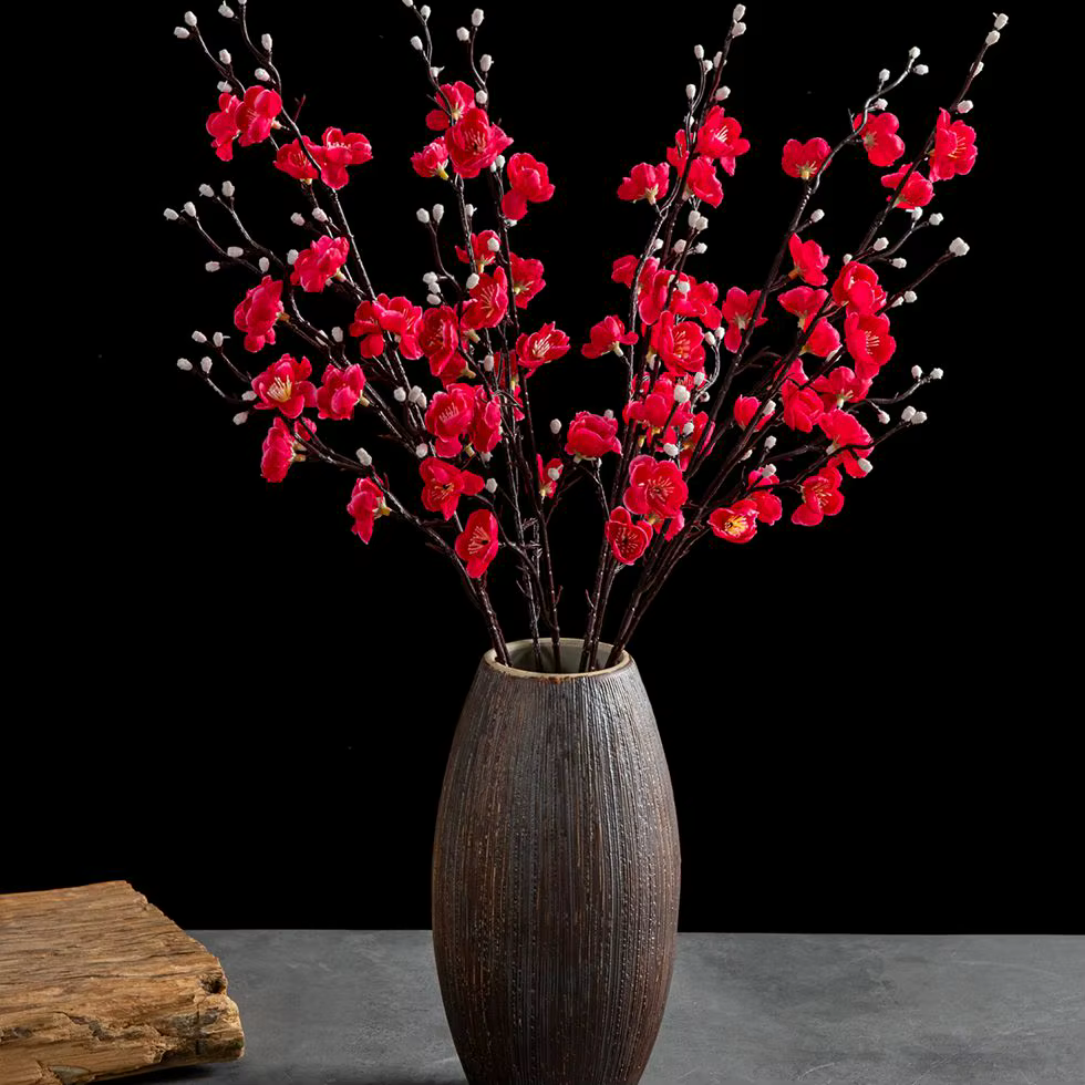 Fleurs artificielles en soie