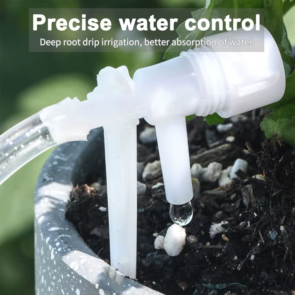 Kit d'irrigation goutte-à-goutte pour jardin avec vanne de régulation