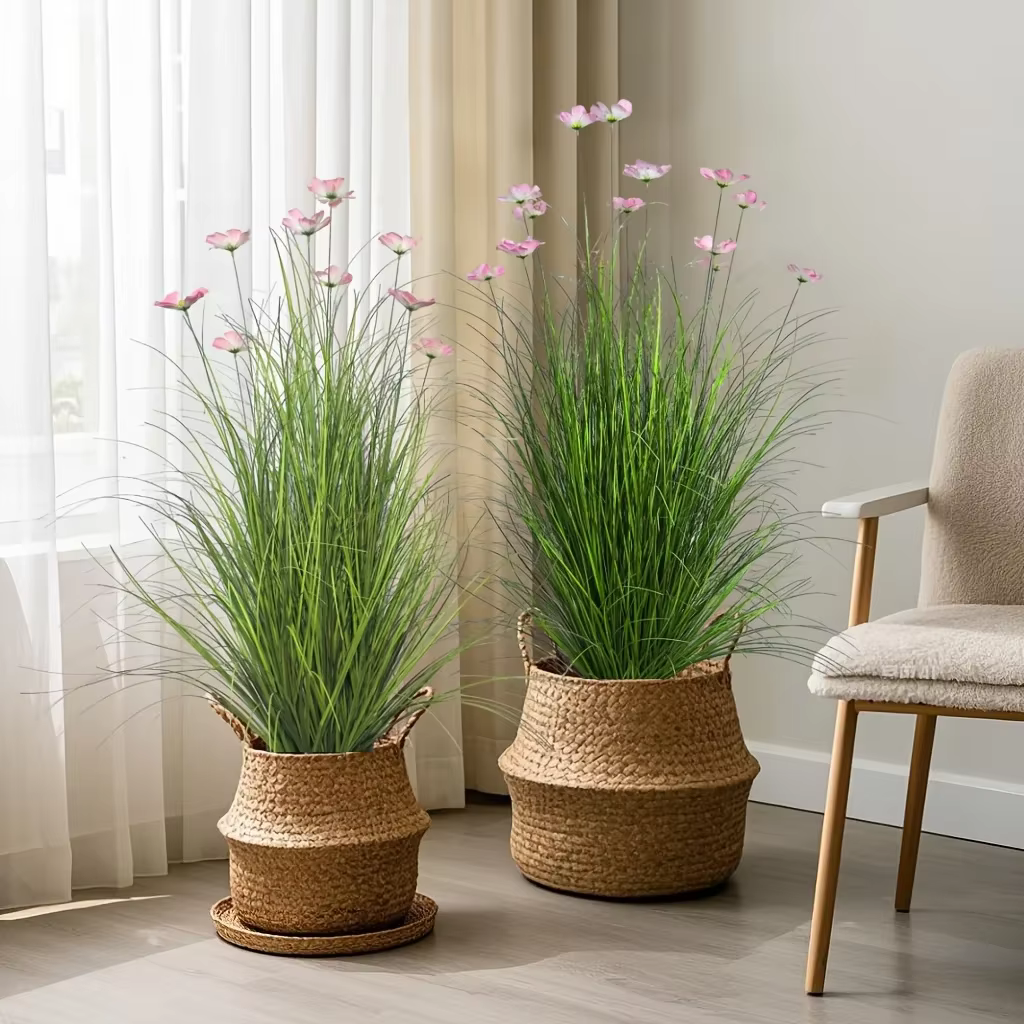 Plantes vertes artificielles 4 pièces