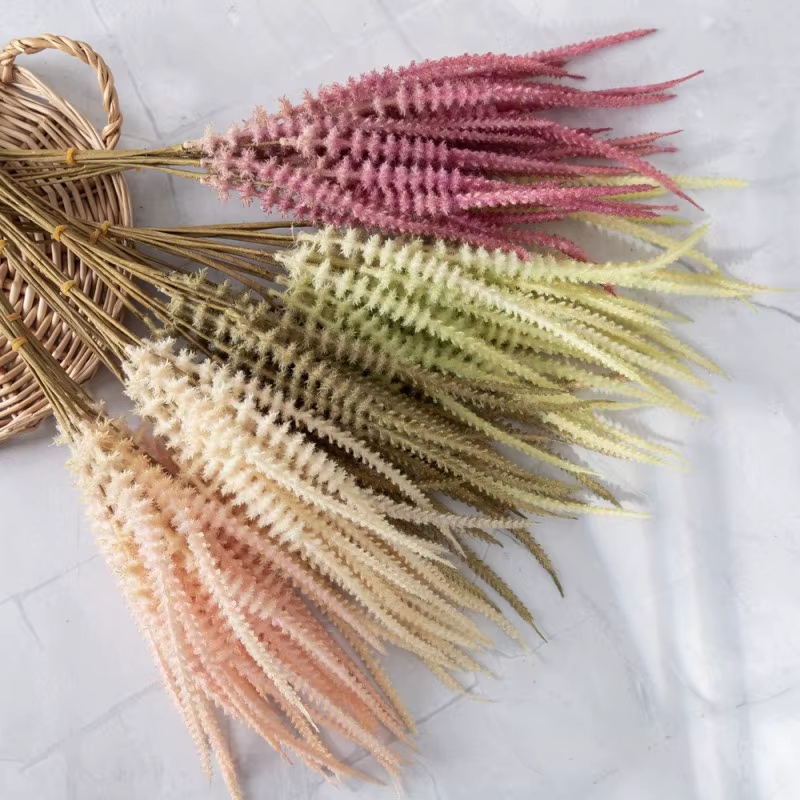 Fausses fleurs de sauge en plastique