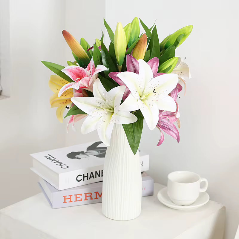 Bouquet de fausses fleurs artificielles de 41cm