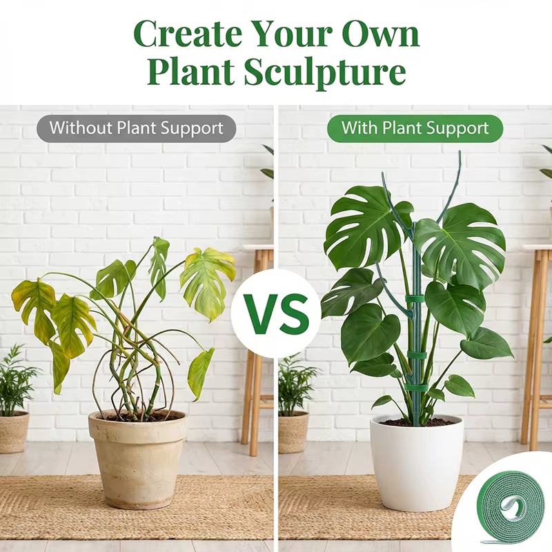 Supports de plantes en forme d'anneau empilables pour plantes vertes