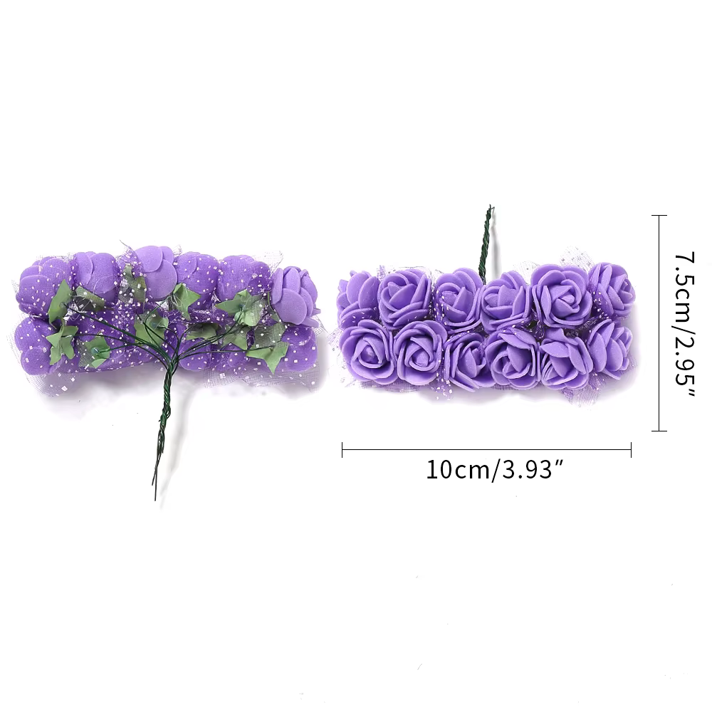 Bouquet de roses artificielles