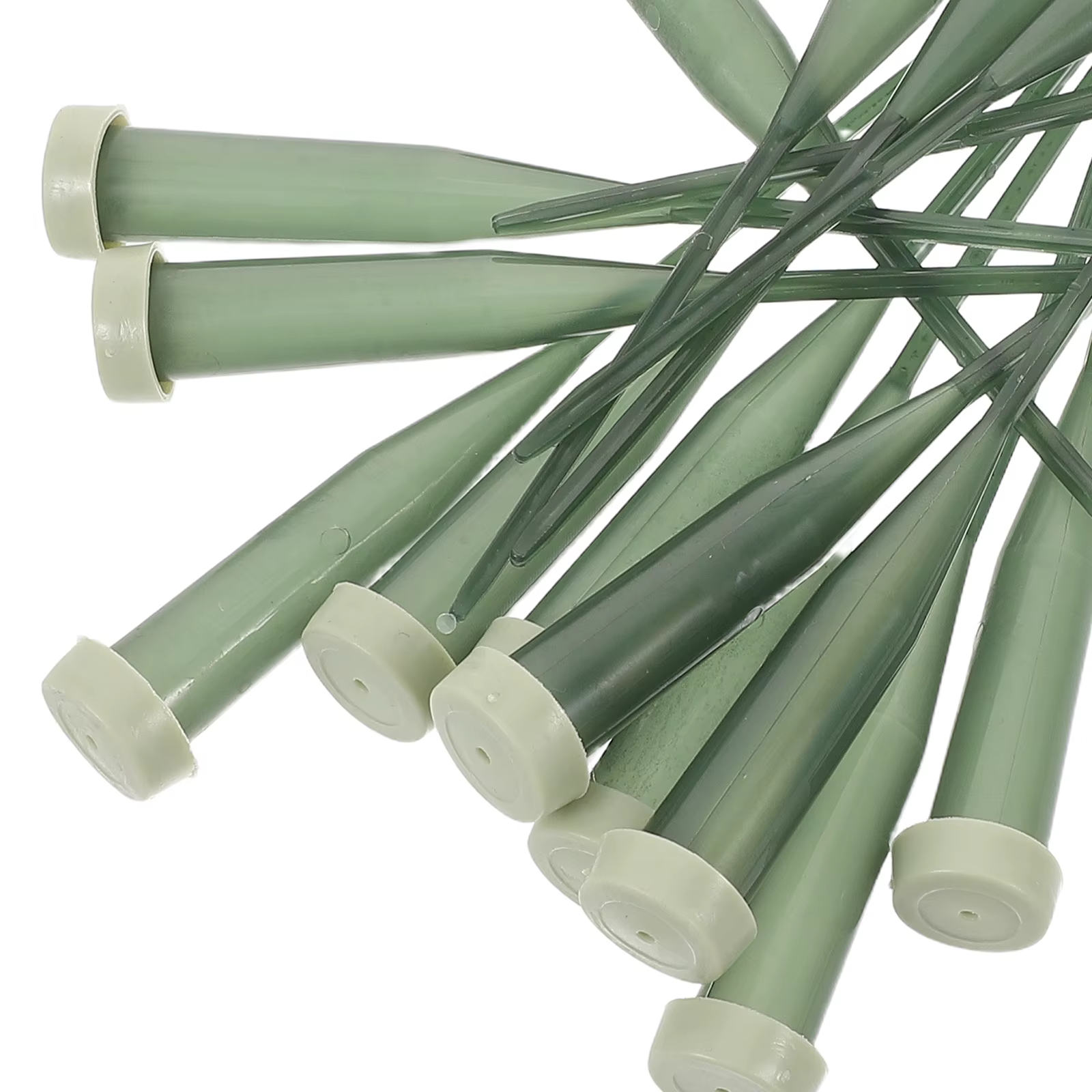 25 tubes à eau floraux de 14,5 cm, fournitures pour fleurs, tiges longues en plastique, tubes pour orchidées avec bouchons, flacons floraux pour fleurs fraîches