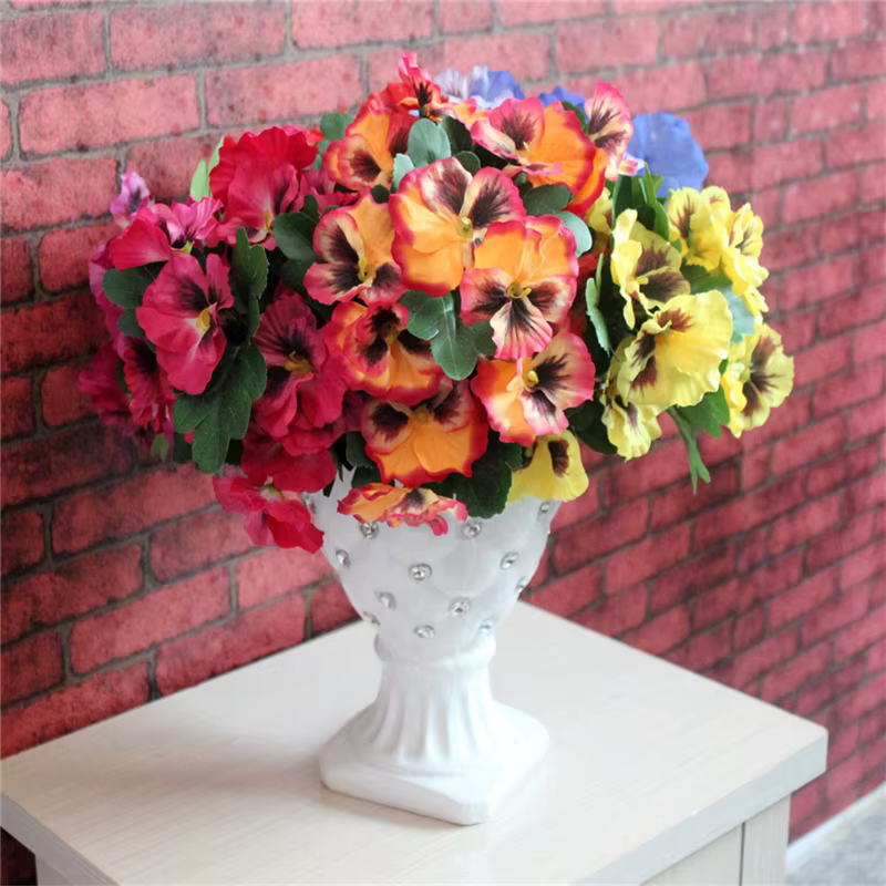 1 pièce de fleurs artificielles en soie