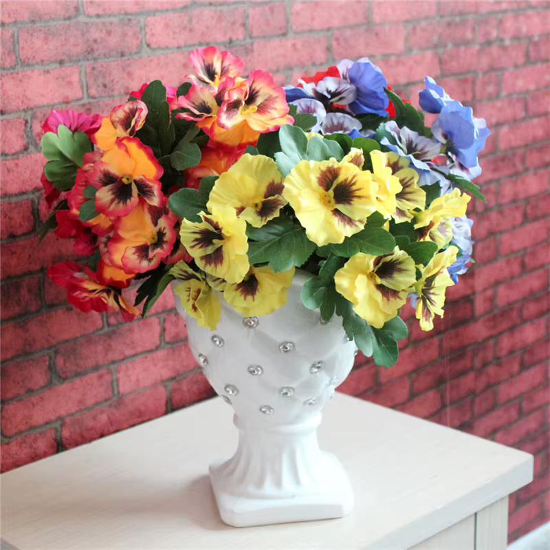 1 pièce de fleurs artificielles en soie