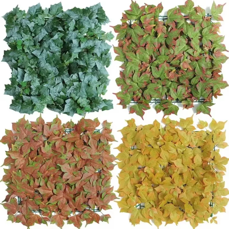 Panneau de plantes artificielles 3d en plastique